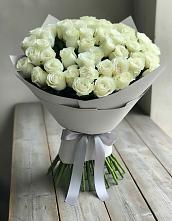 Букет 35 Белых роз в Новокорсунской