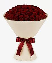 Букет 101 Бордовая роза Блэк Бакарра в Новокорсунской