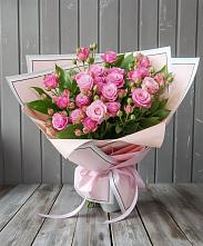 Букет Розовый кустик в Новокорсунской