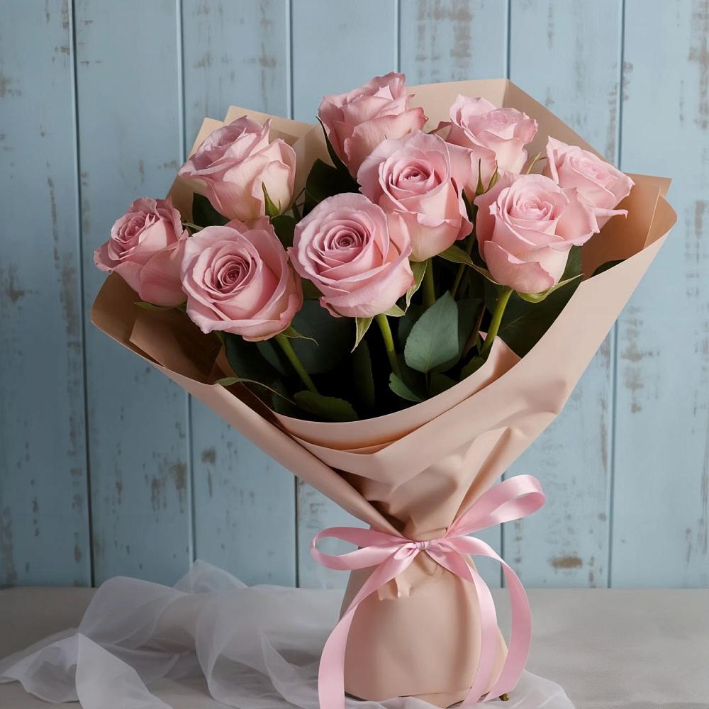 Букет цветов из: Розы в Новокорсунской