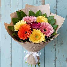 Букет цветов из:  Герберы #REPLACE_PRED# Новокорсунской