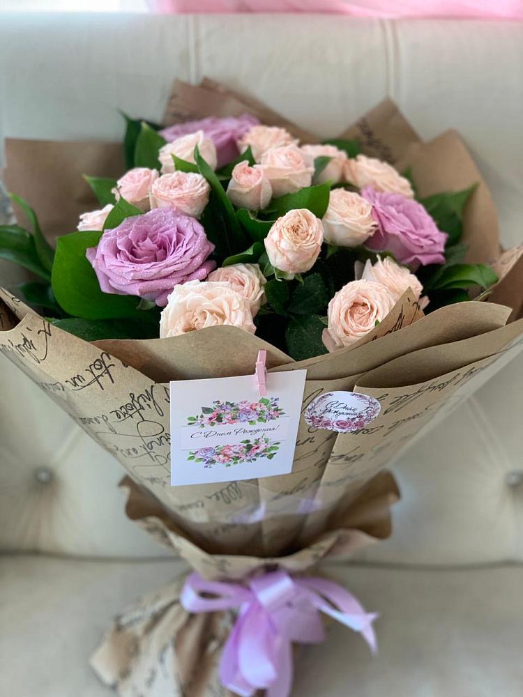 Букет цветов из: Розы в Новокорсунской