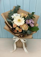 Букет цветов из:  Герберы и Хризантемы #REPLACE_PRED# Новокорсунской