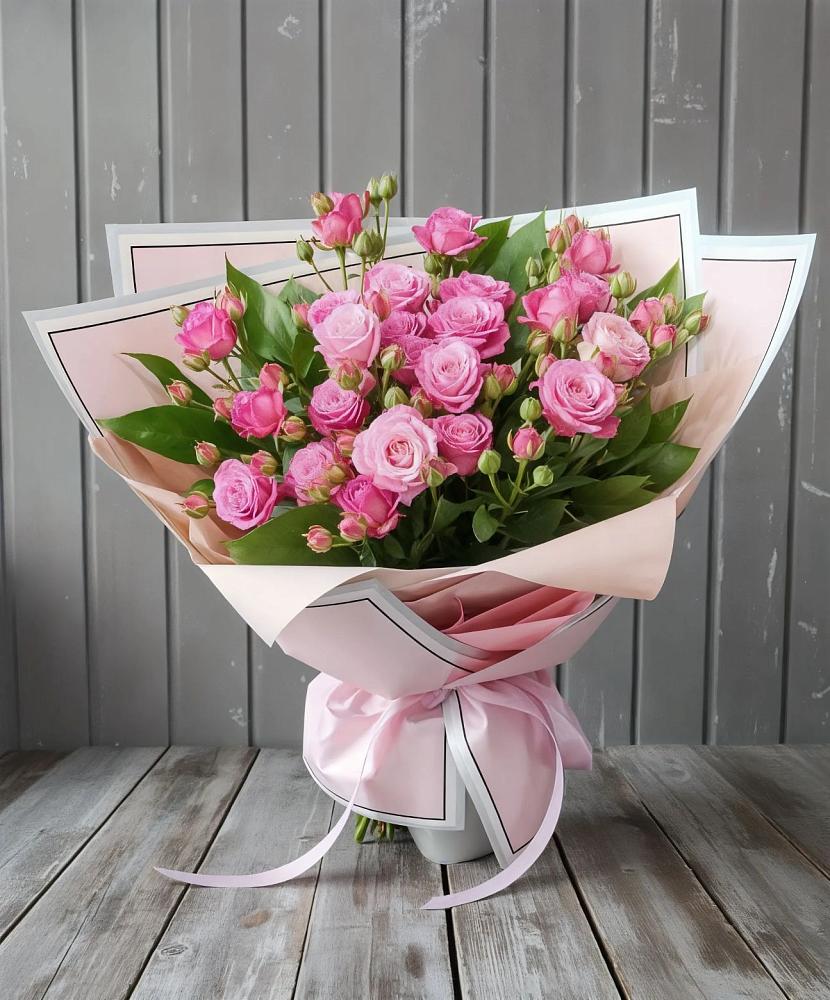 Букет Розовый кустик в Новокорсунской