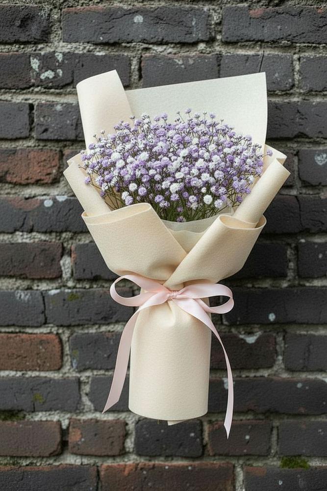 Букет цветов из: Гипсофила в Новокорсунской