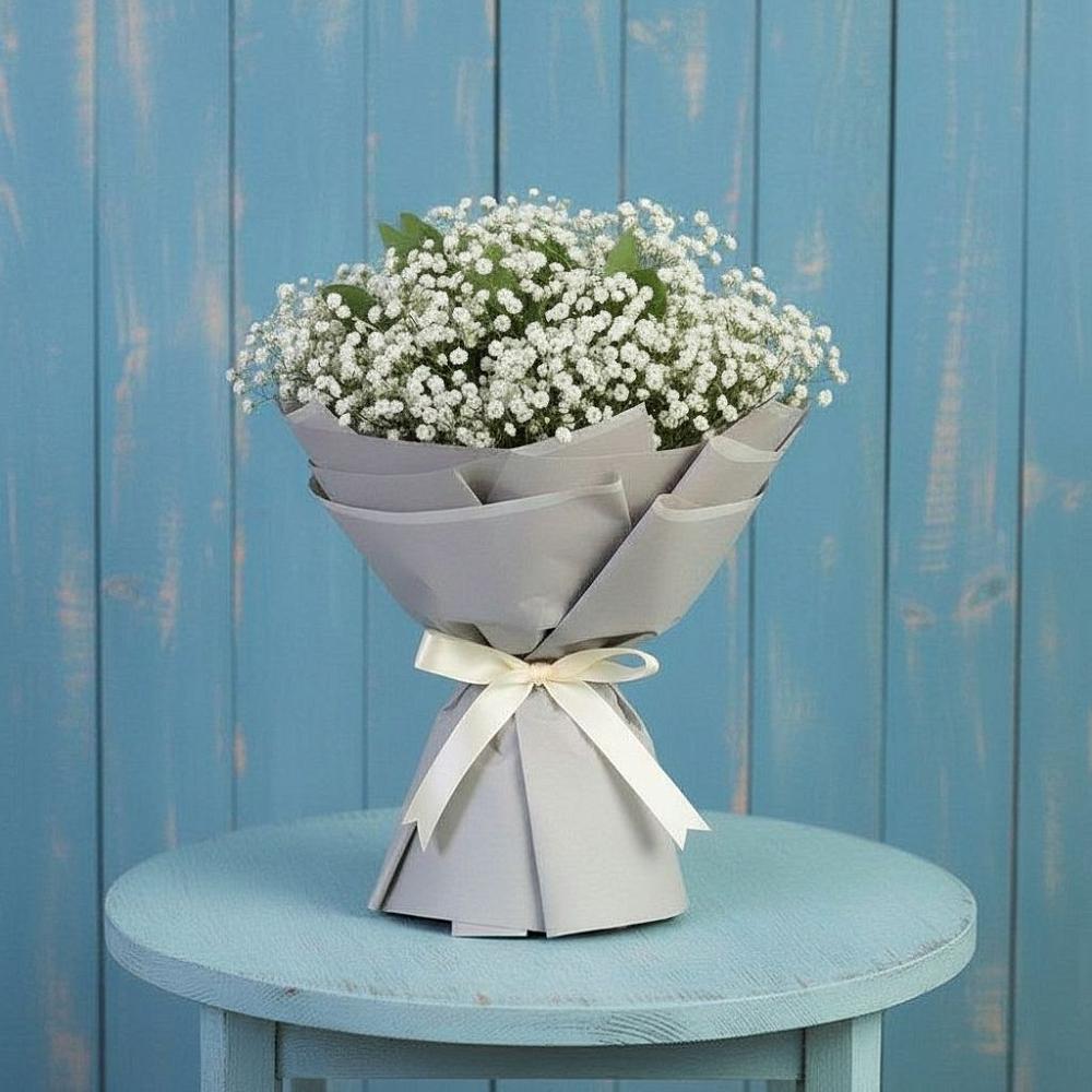 Букет цветов из: Гипсофила в Новокорсунской