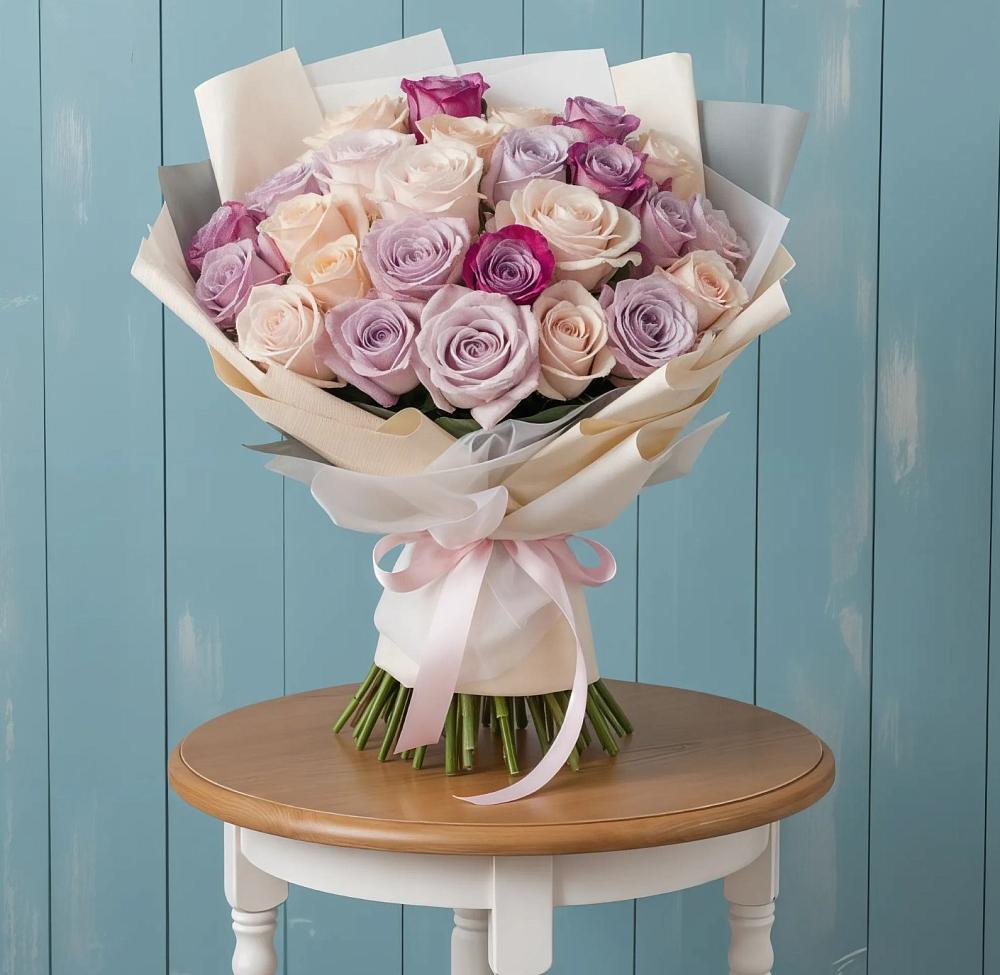 Букет цветов из: Розы в Новокорсунской