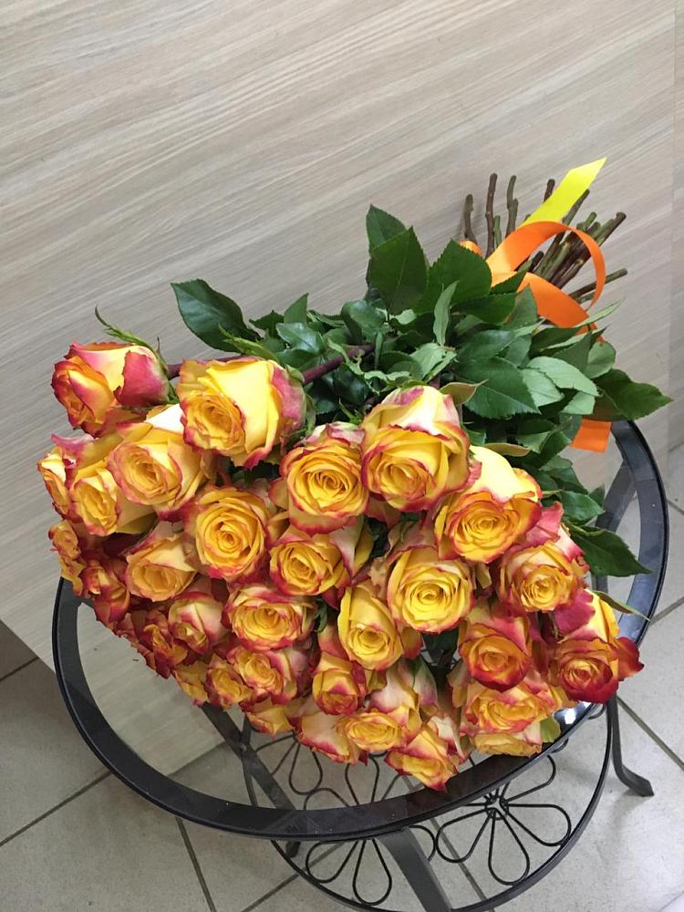 Букет Желтые розы в Новокорсунской