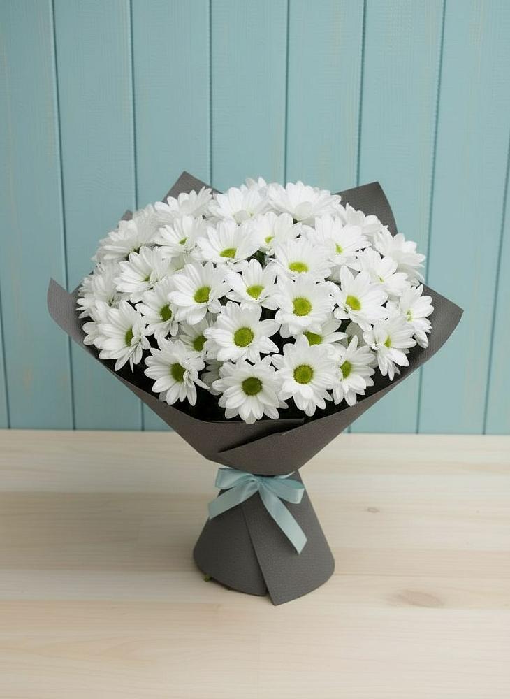 Букет цветов из: Хризантемы в Новокорсунской