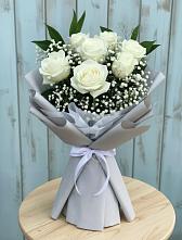 Букет цветов из:  Розы в Новокорсунской