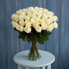 Букет 51 Белая роза Эдлесс Лав #REPLACE_PRED# Новокорсунской