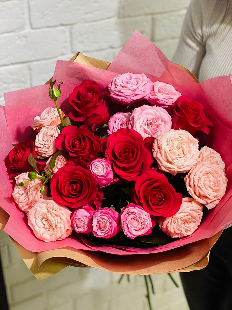 Букет цветов из: Розы в Новокорсунской