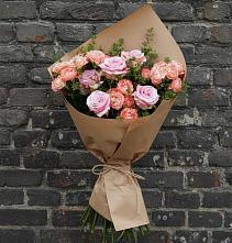 Букет цветов из:  Розы в Новокорсунской