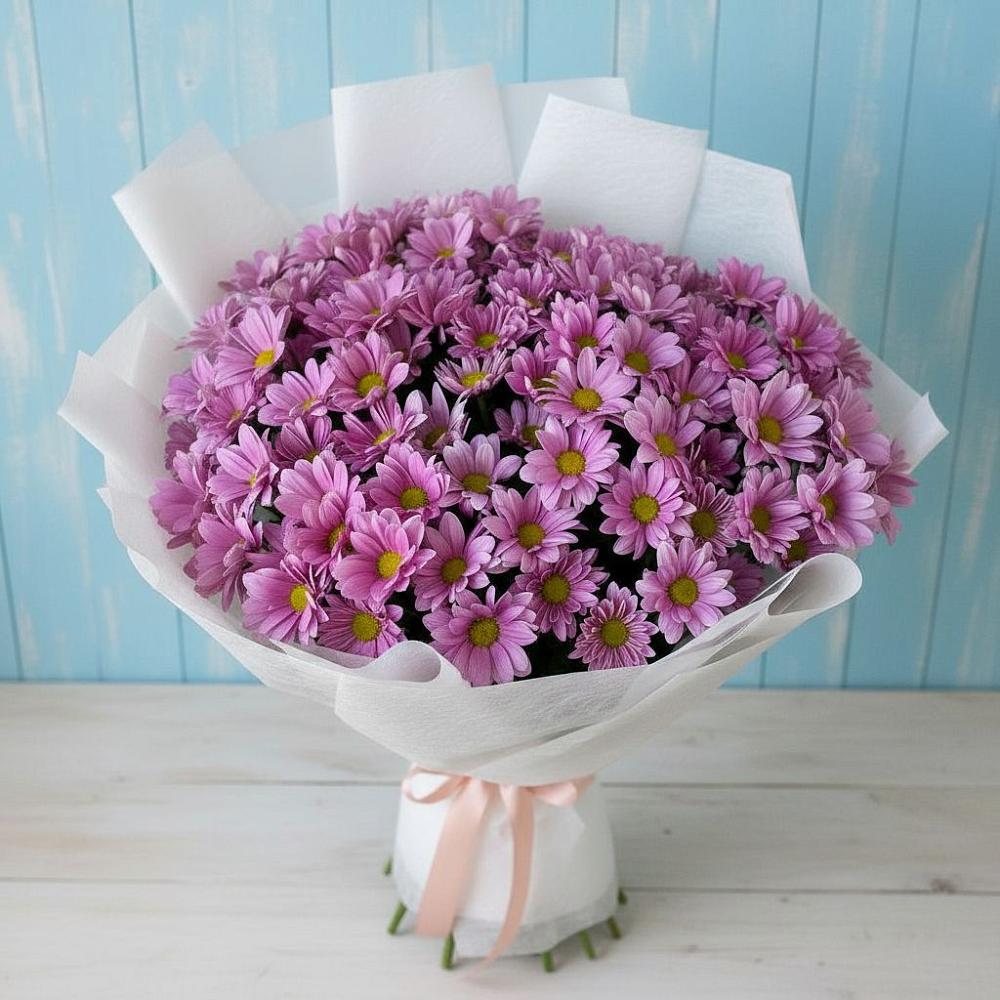 Букет цветов из: Хризантемы в Новокорсунской