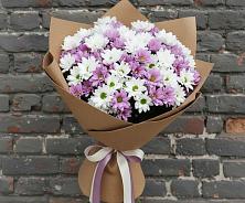 Букет цветов из:  Хризантемы в Новокорсунской