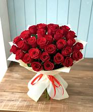Букет 29 Красных роз в Новокорсунской