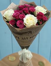 Букет цветов из:  Розы в Новокорсунской