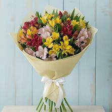 Букет цветов из:  Альстромерии #REPLACE_PRED# Новокорсунской