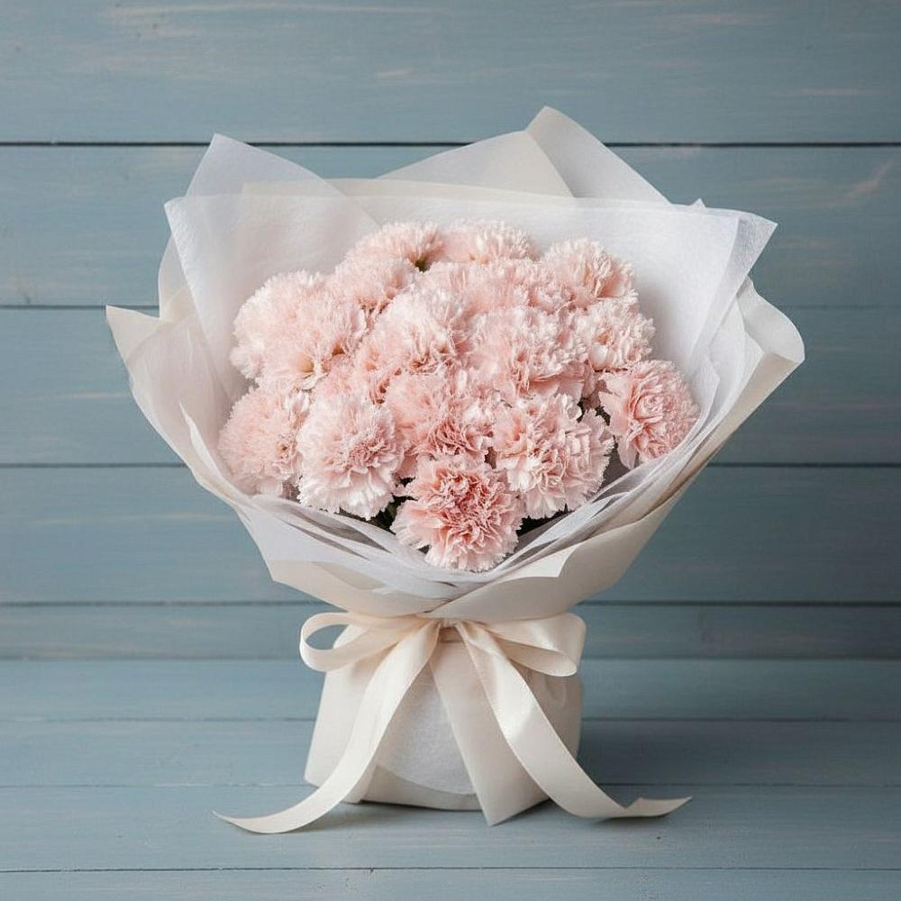 Букет цветов из: Гвоздики в Новокорсунской