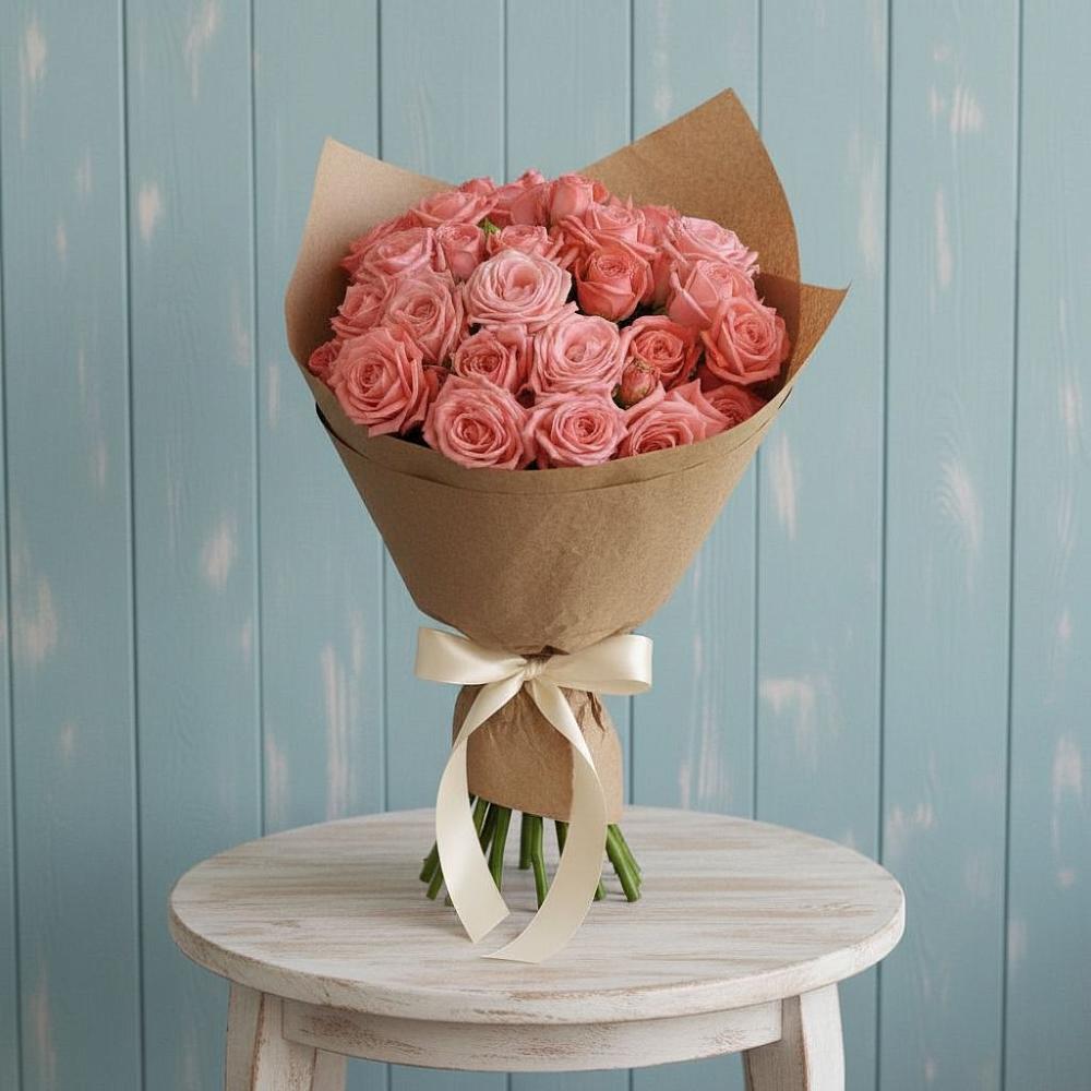 Букет цветов из: Розы в Новокорсунской