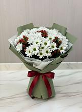 Букет цветов из:  Хризантемы в Новокорсунской