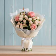 Букет цветов из:  Розы #REPLACE_PRED# Новокорсунской