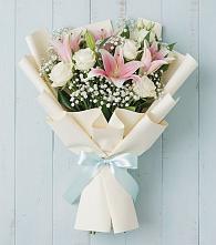 Букет цветов из:  Лилии #REPLACE_PRED# Новокорсунской