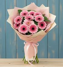 Букет цветов из:  Герберы #REPLACE_PRED# Новокорсунской